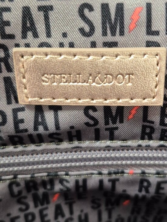 Stella & Dot Crush It Backpack Pink and Grey Camo - Picture 12 of 14